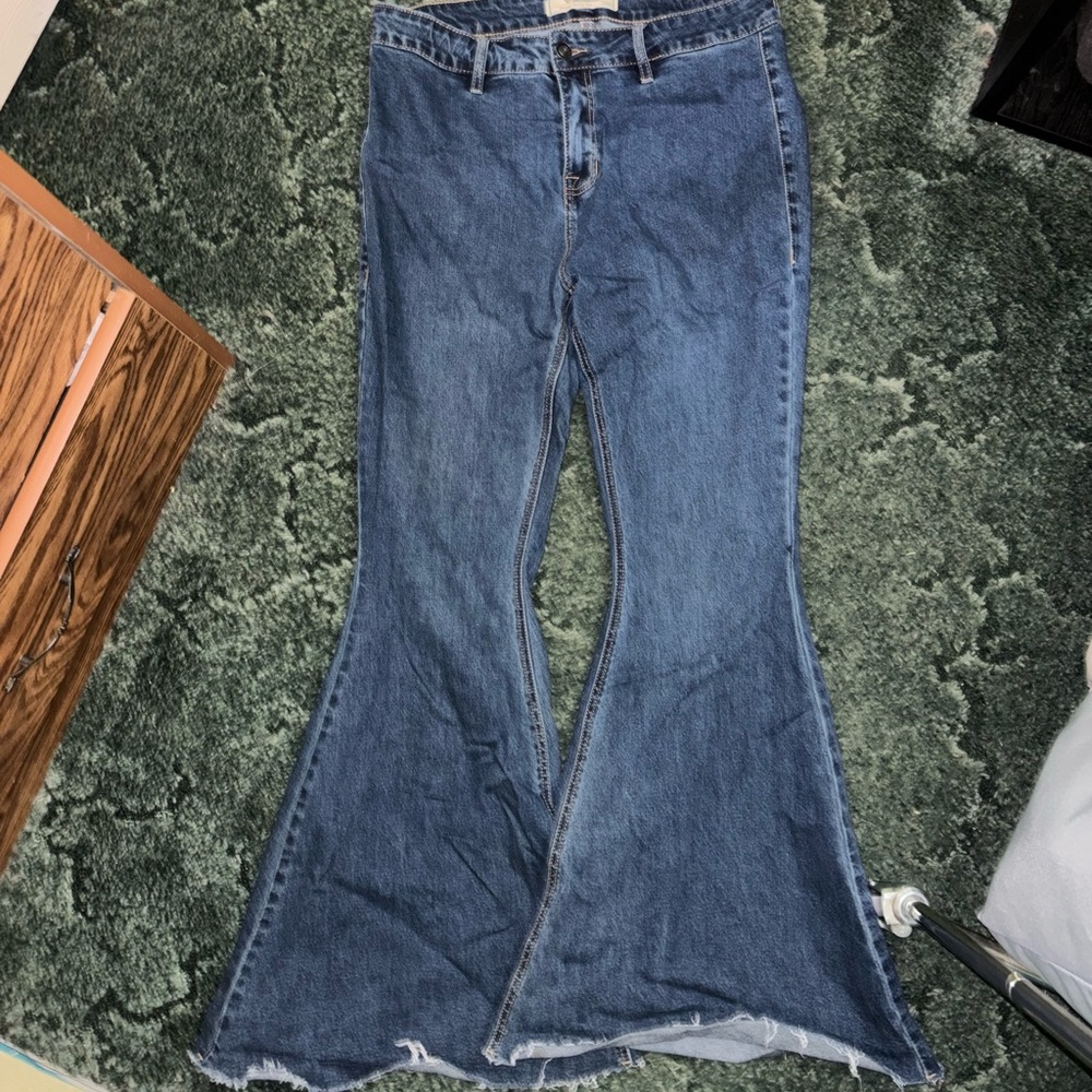 Rock n roll bell bottom jeans